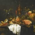 Joris van Son (Antwerp 1623 - 1667), A 'Pronk' still life of fruits in a basket