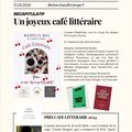 CAFE LITTERAIRE - MARDI 21 MAI - ELISE DES LIVRES - CHEZ CURIEUX KFEE.