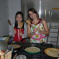 Les filles à la cuisine