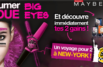 Gemey Maybelline :  le jeu-concours sur Facebook