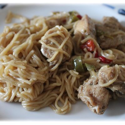 Poulet à l'asiatique au Cookéo
