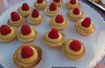 le blog du week end : la pâte sucrée !!! mignardises framboise-citron et citron meringué