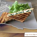 Croque monsieur épinards -chèvre ( 200 cal/ par croque)