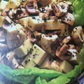 Salade champignons et gruyère