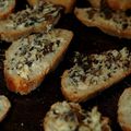 Tartines de beurre de morilles