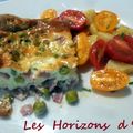 Clafoutis aux petits pois