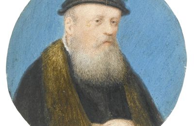 German school, 16th century, Portrait of a bearded man