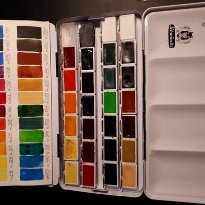 Ma nouvelle palette Schmincke