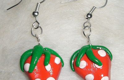 Strawberry earrings forever...