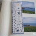 MARQUE-PAGES DE LA MER ET NAPPERON BLEU - ILE D'OUESSANT