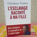 L'esclavage raconté à ma fille, de Christiane Taubira