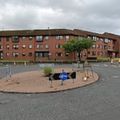 Rond-point à Greenock (Ecosse)