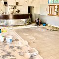 LE CLUB HOUSE (ÉGALEMENT) EN CHANTIER.