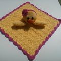 doudou canard au crochet