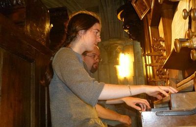 2 stagiaires de l'Académie d'orgue de Carentan se distinguent au Luxembourg