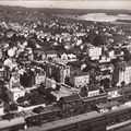 Gares vues du ciel : gare de Cormeilles-en-Parisis (Val-d'Oise).