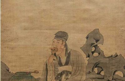 Chen Hongshou (1598-1652), Eating Lingzhi (Ganoderma Lucidum), Tianjin Museum