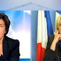 Vidéo-BFM TV : Marine Le Pen (presque) battue mais satisfaite 
