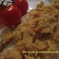 Filet de plie au crumble de moutarde