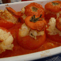 tomates farçies risotto
