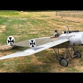 Fokker E.I Eindecker 40% scale remote control model - MAIDEN FLIGHT!