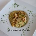 Risotto aux cèpes et au foie gras