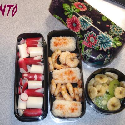 Bento crevettes
