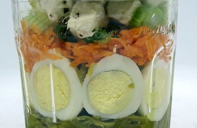 Salade en bocal