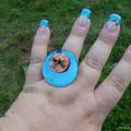 Bague l'orange bleue