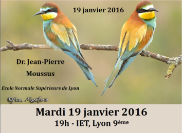 Conférence "Biodiversité et changements climatiques, que nous disent les oiseaux ?" le 19 janvier 2016
