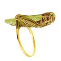Art Nouveau Gaillard Grasshopper Ring