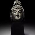 A Magnificent And Extremely Rare Dry-Lacquer Head Of Avalokitesvara, Tang Dynasty