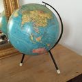 Globe mappemonde 70´s