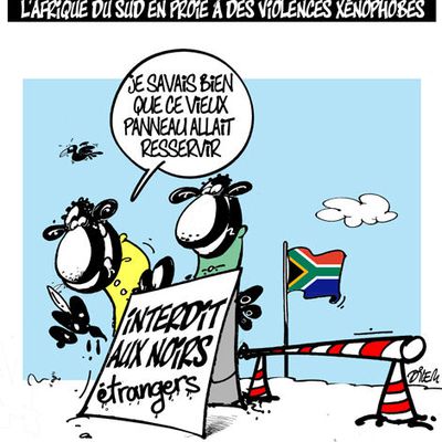 Caricature parue dans Courrier International (29 mai 2008)