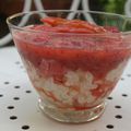 Riz au lait à la rhubarbe et aux fraises (Jamie Oliver)