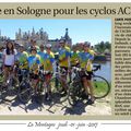 Article journal La Montagne 