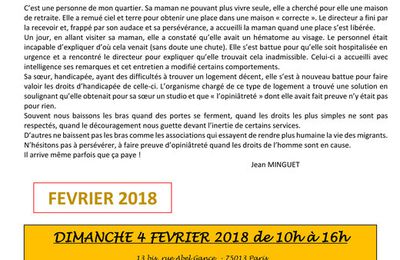 Lettre Paroles A Venir (Février 2018)