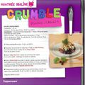 Crumble pomme cassis