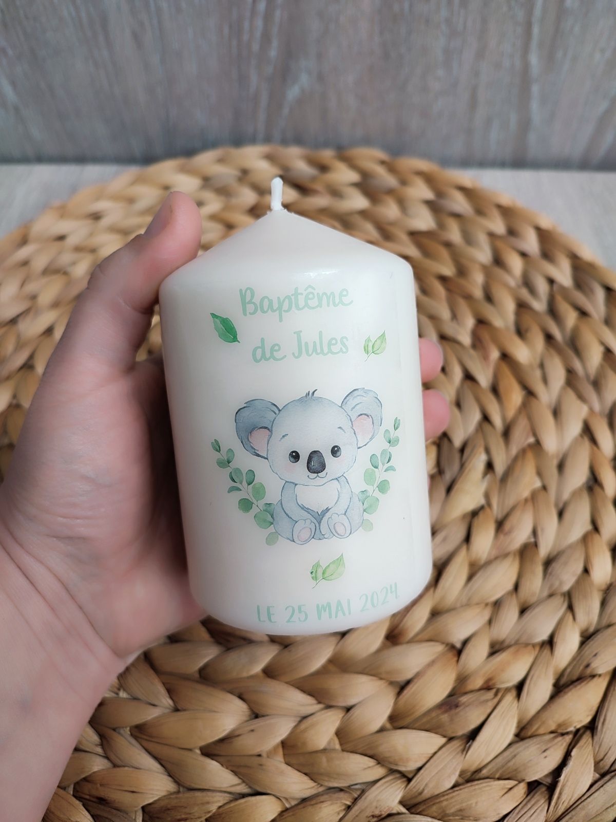 Bougie LED Commémorative Avec Photo Personnalisée, Hommage à La Mémoire, Bougie Commémorative De Sympathie, Perte D'un Père, Mère, Grand-mère, Grand- Père, Cadeau De Deuil - France