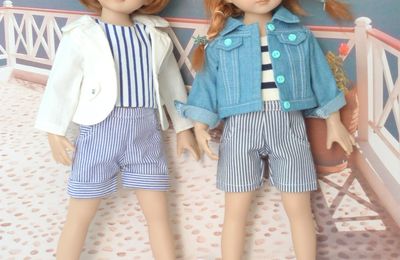 Mes jumelles en bord de mer