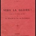Théatre aux armées. 72e RI "Vers la Gloire"