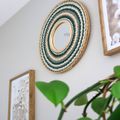 DIY facile - Un miroir tissé aux couleurs de son choix