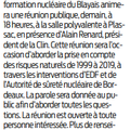 Centrale du Blayais : Débat public