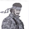 Un fan art de Metal Gear Solid 3 