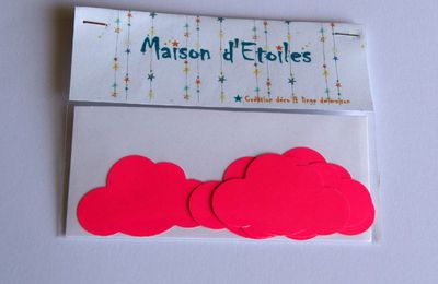 Stickers Nuages et Etoiles fluo