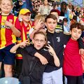 LES JEUNES HIRSONNAIS A LENS POUR LE MATCH DES LÉGENDES DE L’UNICEF.