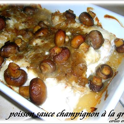 PAVE DE POISSON SAUCE à LA GRECQUE 