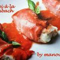 Scampi à la Rodenbach, sauce tomate basilic