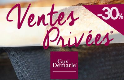 Ventes privées chez Guy Demarle !