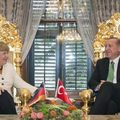 RENCONTRE ENTRE ANGELA MERKEL ET RECEP TAYYIP ERDOGAN A ANKARA EN TURQUIE CE MOIS D'OCTOBRE 2015